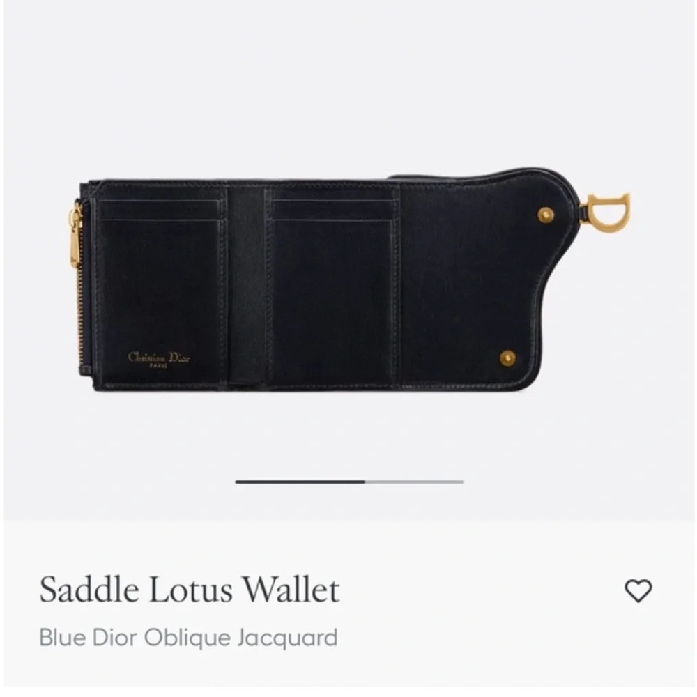 Dior Saddle lotus wallet! Great condition! - Picture 4 of 14